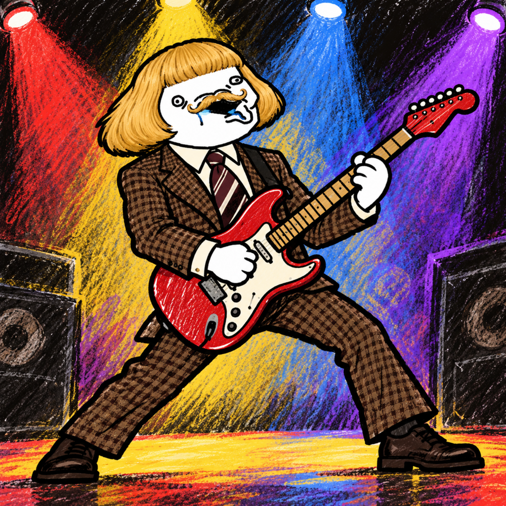Jeantard performs on stage